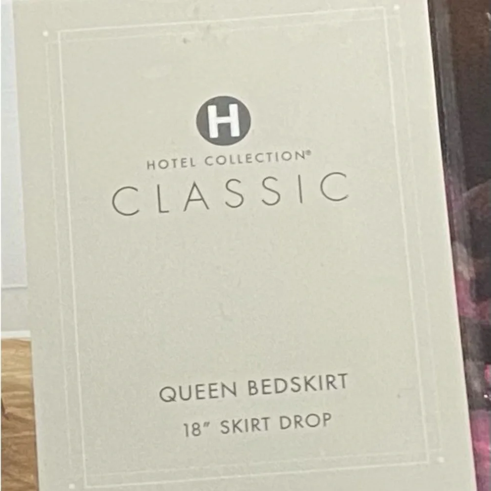 Hotel Collection Dutch Floral QUEEN Bedskirt $150